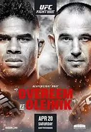 UFC Fight Night: Overeem vs. Oleinik - Spectacles