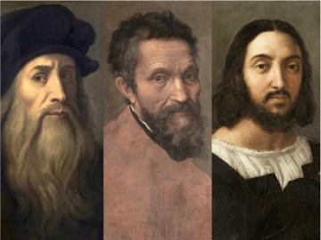 Les maîtres de Rome  Michel-Ange, Raphaël et Léonard de Vinci
