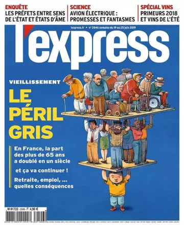 L’Express N°3546 Du 19 au 25 Juin 2019