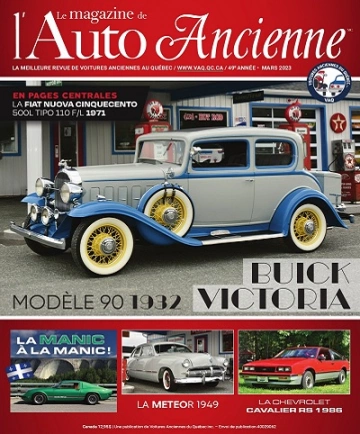 Le Magazine De L’Auto Ancienne – Mars 2023