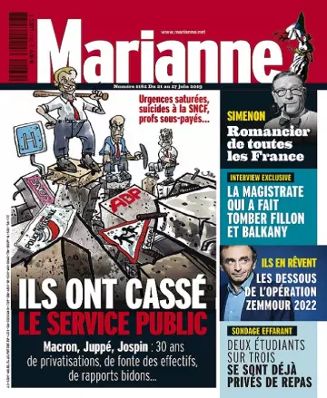 Marianne N°1162 Du 21 au 27 Juin 2019