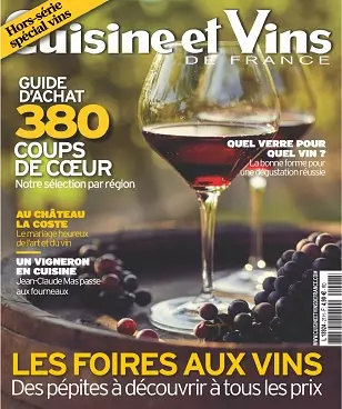 Cuisine et Vins de France Hors Série N°27 – Septembre 2020