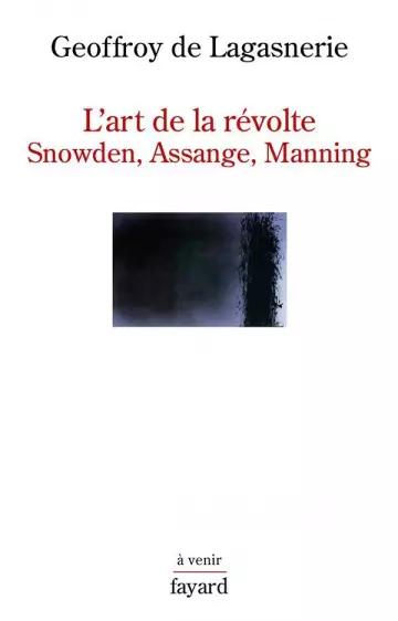 GEOFFROY DE LAGASNERIE- L'ART DE LA RÉVOLTE-SNOWDEN,ASSANGE,MANNINGGEOFFROY DE LAGASNERIE- L'ART DE LA RÉVOLTE-SNOWDEN,ASSANGE