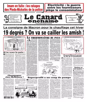 Le Canard Enchaîné N°5313 Du 7 Septembre 2022