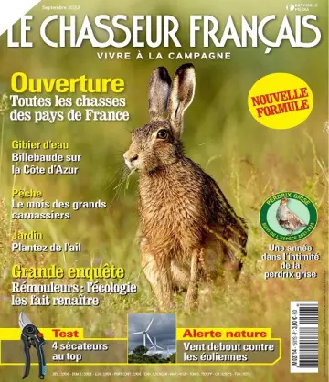 Le Chasseur Français N°1507 – Septembre 2022