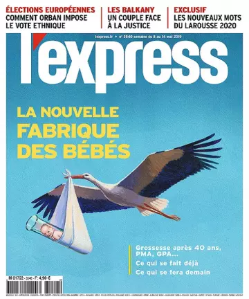 L’Express N°3540 Du 8 au 14 Mai 2019