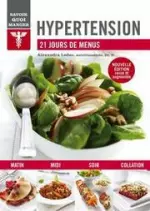Hypertension : 21 jours de menus - Livres