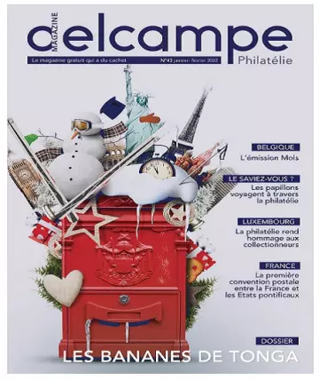Delcampe Magazine Philatélie N°43 – Janvier-Février 2022