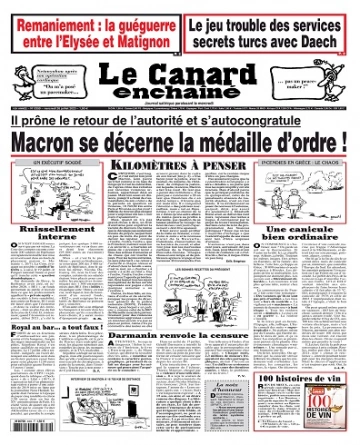 Le Canard Enchaîné N°5359 Du 26 Juillet 2023
