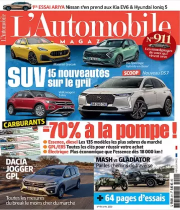 L’Automobile Magazine N°910 – Avril 2022