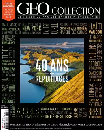 Geo Collection N°9 – Mars-Mai 2019