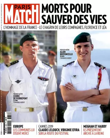 Paris Match N°3653 Du 16 au 22 Mai 2019 - Magazines