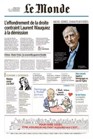 Le Monde du Mardi 4 Juin 2019 - Journaux