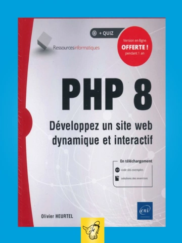 PHP 8 - Développer un site web - Livres