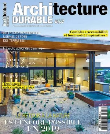 Architecture Durable N°37 – Mai-Juillet 2019 - Magazines