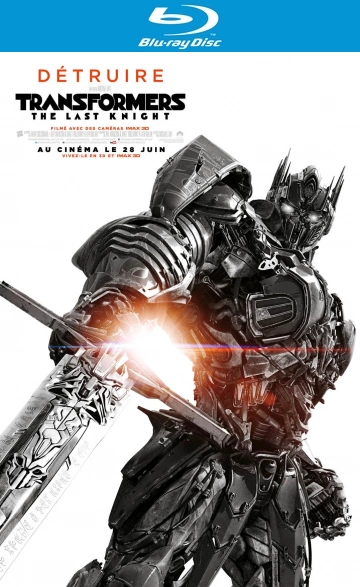 Transformers: The Last Knight - MULTI (TRUEFRENCH) BLU-RAY 1080p