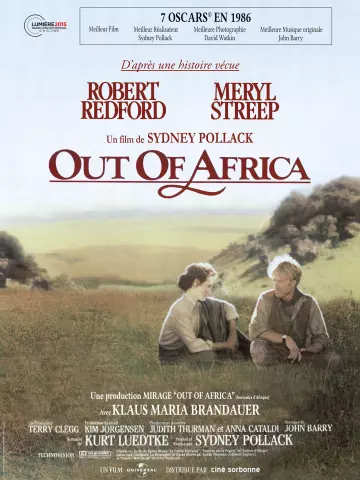 Out of Africa - Souvenirs d'Afrique - MULTI (TRUEFRENCH) HDLIGHT 1080p