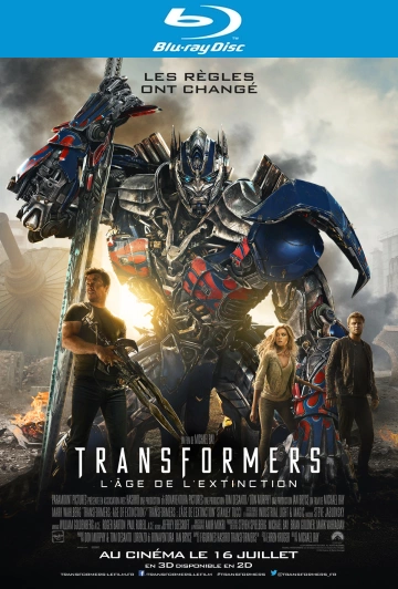 Transformers : l'âge de l'extinction - MULTI (TRUEFRENCH) BLU-RAY 1080p