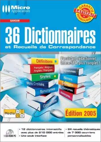36 Dictionnaire et recueils de correspondance
